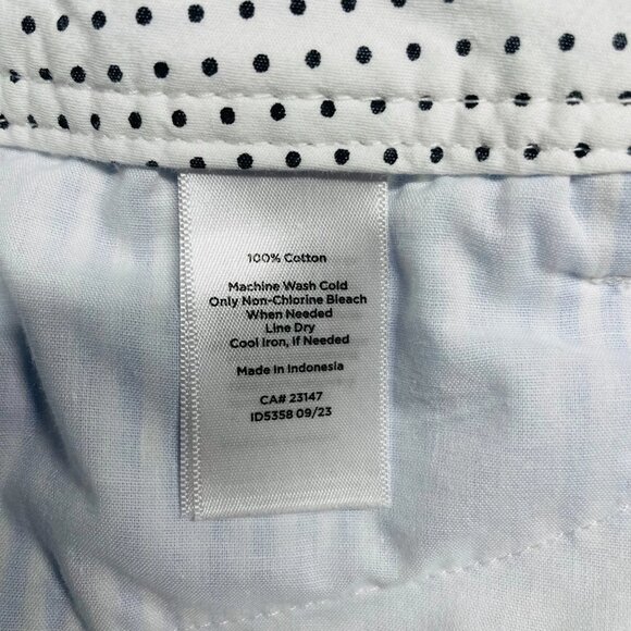 Talbots Womens Blue Striped Seersucker Stretch Perfect Crop Pants Size 10 - Picture 4 of 9